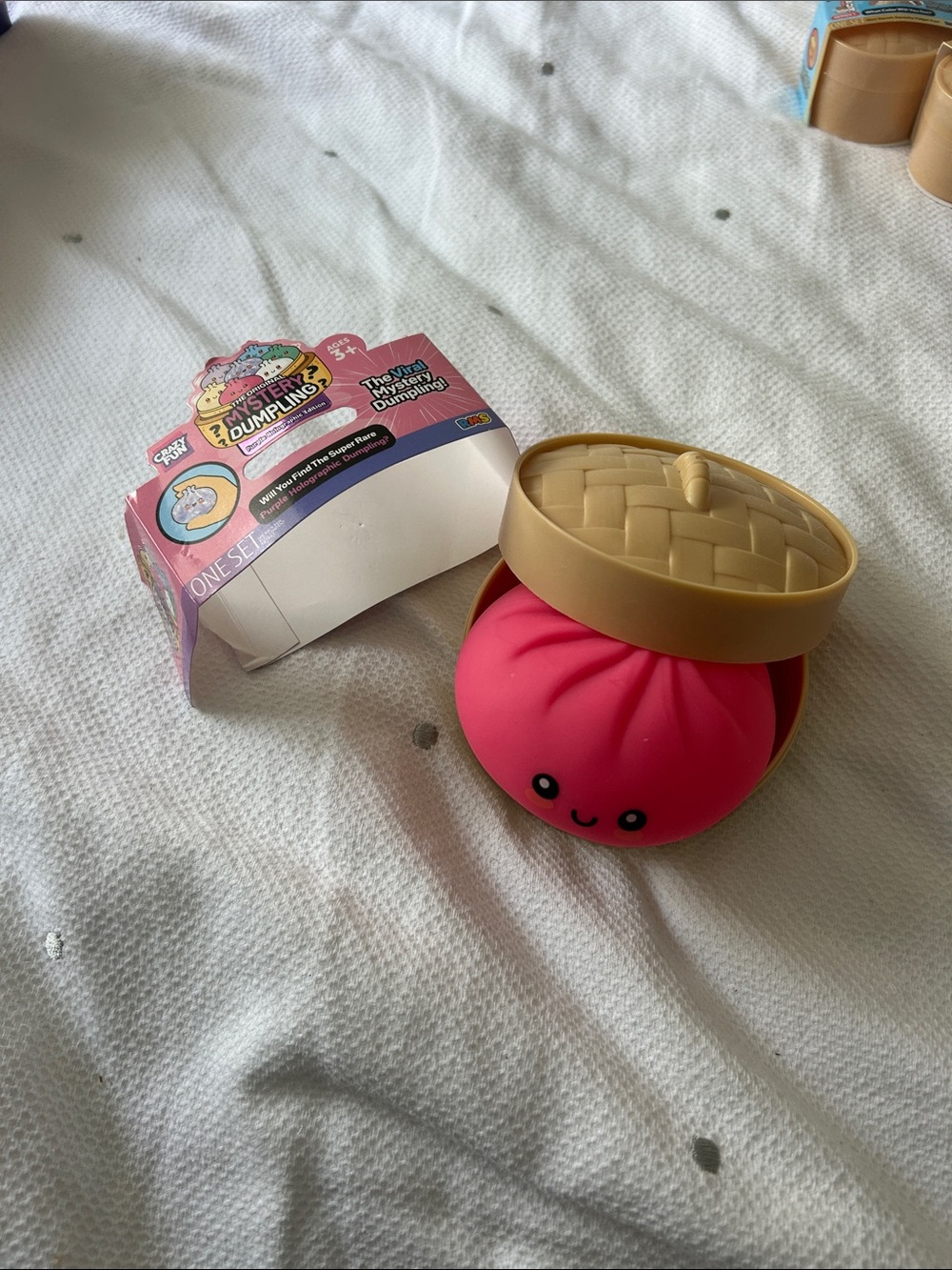 Mystery Dumpling Pink Squishy Toy - Cute Collectible